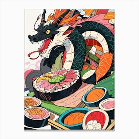 Japanese Dragon 7 Canvas Print