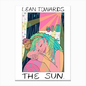 Lean Towards The Sun Art Print | Everyday JOY Collection Canvas Print