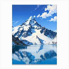 Snowy Mountains Canvas Print