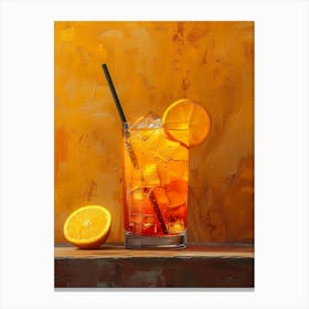 Aperol Spritz Orange 32 Canvas Print