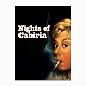 Nights Of Cabiria (1957) Canvas Print