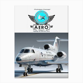 Hall-O-Gram Creations Aero Prototype Concept ~Reimagined 48 Canvas Print