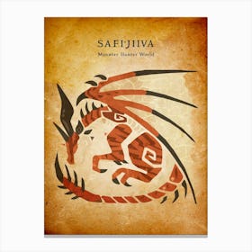 Safi Jiiva Vintage Canvas Print