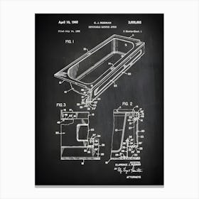 Bathroom Tub Apron Bathtub Patent Print Bath Tub Bath Bathroom Decor Bath Decor Bathroom Wall Art Bathroom Poster Hb6031 Canvas Print