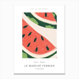 Watermelon Le Marche Fermier Poster 2 Toile