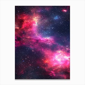 Space Background 12 Canvas Print