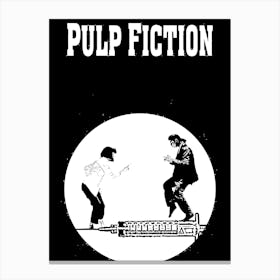 Pulp Fiction movie 2 Canvas Print