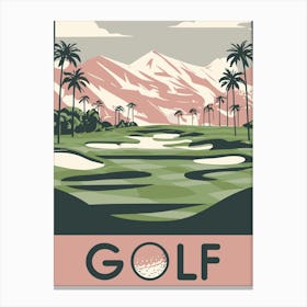 Golf Course In Palm Springs Canvas Print