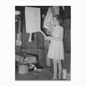 Untitled Photo, Possibly Related To Mexican Girl Standing Over Pan Of Hot Coal In Which Pail Of Water Is Heating Canvas Print