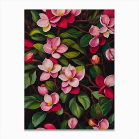 Magnolia Still Life Oil Painting Flower Canvas Print