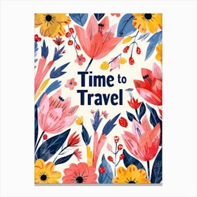 Time To Travel Canvas Print