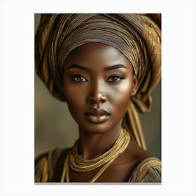 African Beauty 3 Canvas Print