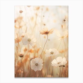 Boho Dried Flowers Cosmos 2 Canvas Print