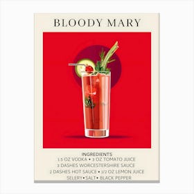 Bloody Mary Canvas Print