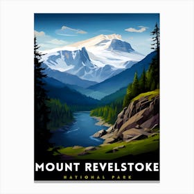 Mount Revelstoke National Park Print Canadian Wilderness Poster Revelstoke Art Forest Landscape Decor British Columbia Wall Art Nature Canvas Print