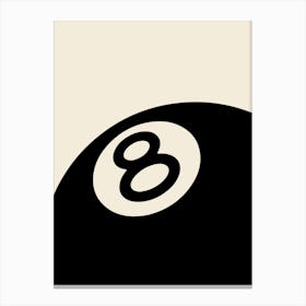 Eight Ball Canvas Print