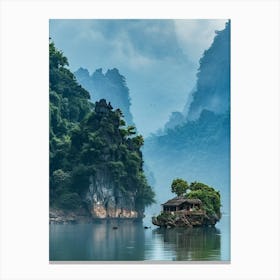 House On The Lake Canvas Print