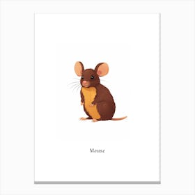 Mouse 2 Kids Animal Poster Canvas Print