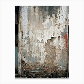 An Abstract Textured Wall As Old As Time And Fragmented By Years Of Wear And Tear Serving As The (2) 2 Canvas Print