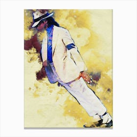 Smudge Michael Jackson (Smooth Criminal) Canvas Print
