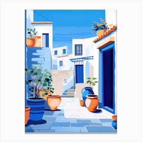 Greek Village 1 Canvas Print