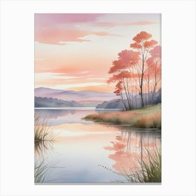 Watercolor Landscape Art Print (4) Canvas Print