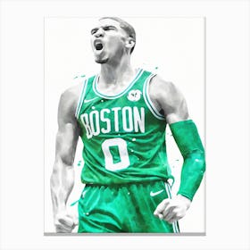 Jayson Tatum Boston Celtics Canvas Print