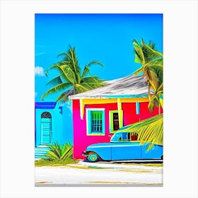 Andros Island Bahamas Pop Art Photography Tropical Destination Canvas Print