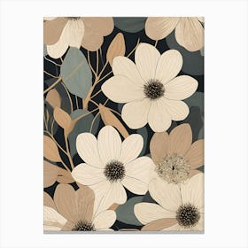 Floral Wallpaper Canvas Print