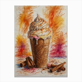 Ice Cream 3 Canvas Print