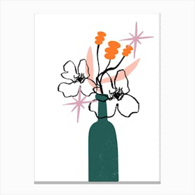 Flowers In A Vase 4 Toile