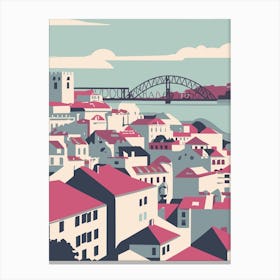 Portuguese City Canvas Print