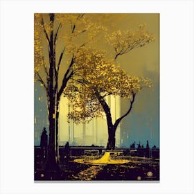 Tree In The Park Canvas Print