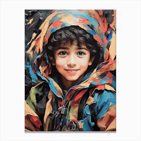 Amazigh Boy In A Coat Art Print Wall Art Canvas Print