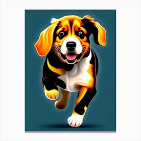 Beagle Dog Canvas Print