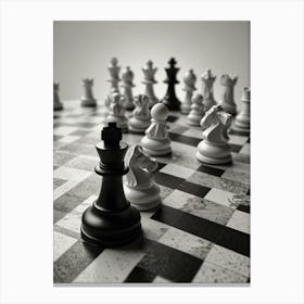 Chess Pieces 2 Canvas Print