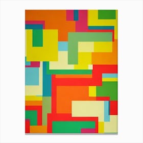 Abstract Modern Jpeg Canvas Print