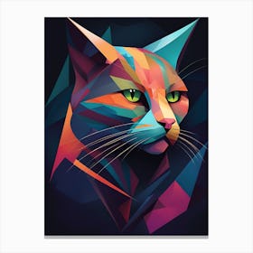 Abstract Cat 3 Canvas Print