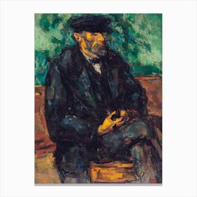 The Gardener Vallier (1906), Paul Cézanne Canvas Print