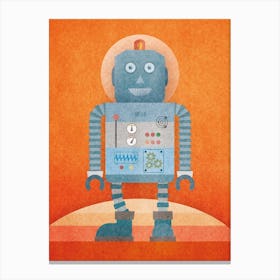 Hello Mr Robot Canvas Print