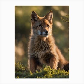 Fox Cub Canvas Print
