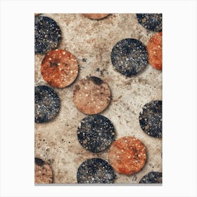 Abstract Pattern Of Circles Canvas Print