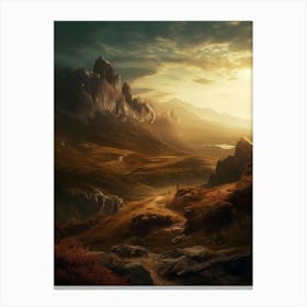 Landscape Painting 7 Canvas Print