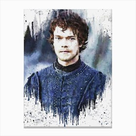 Theon Greyjoy Game Of Thrones Painting Canvas Print