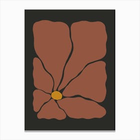 Autumn Flower 03 - Scarlet Canvas Print