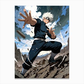 Satoru Gojo Jujutsu Kaisen Anime Manga 2 Canvas Print