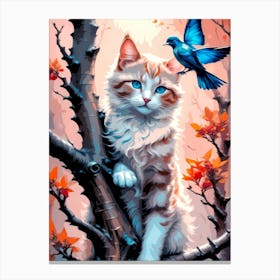 Cute cat 4 Canvas Print