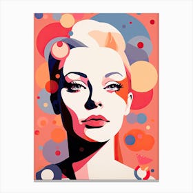 Pop Art, Woman Canvas Print