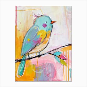 Bird On A Branch 46 Canvas Print