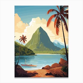 Pitons St Lucia 1 Canvas Print
